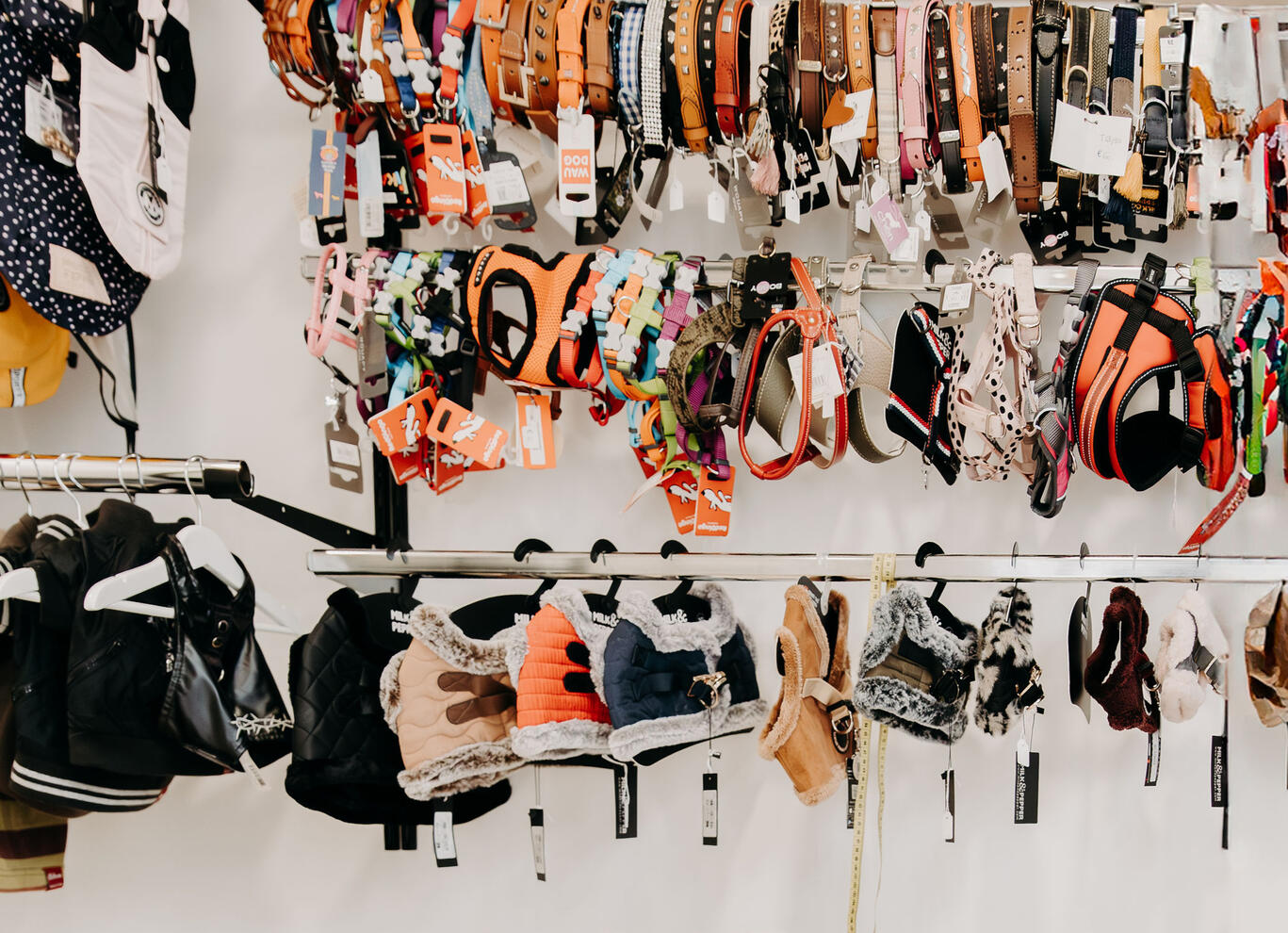 Photos des accessoires et vêtements